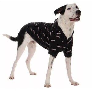 Costco Kirkland Signature Dog Logo Hoodie Black Size L Fit 17"-20"Back/ 40-70lbs